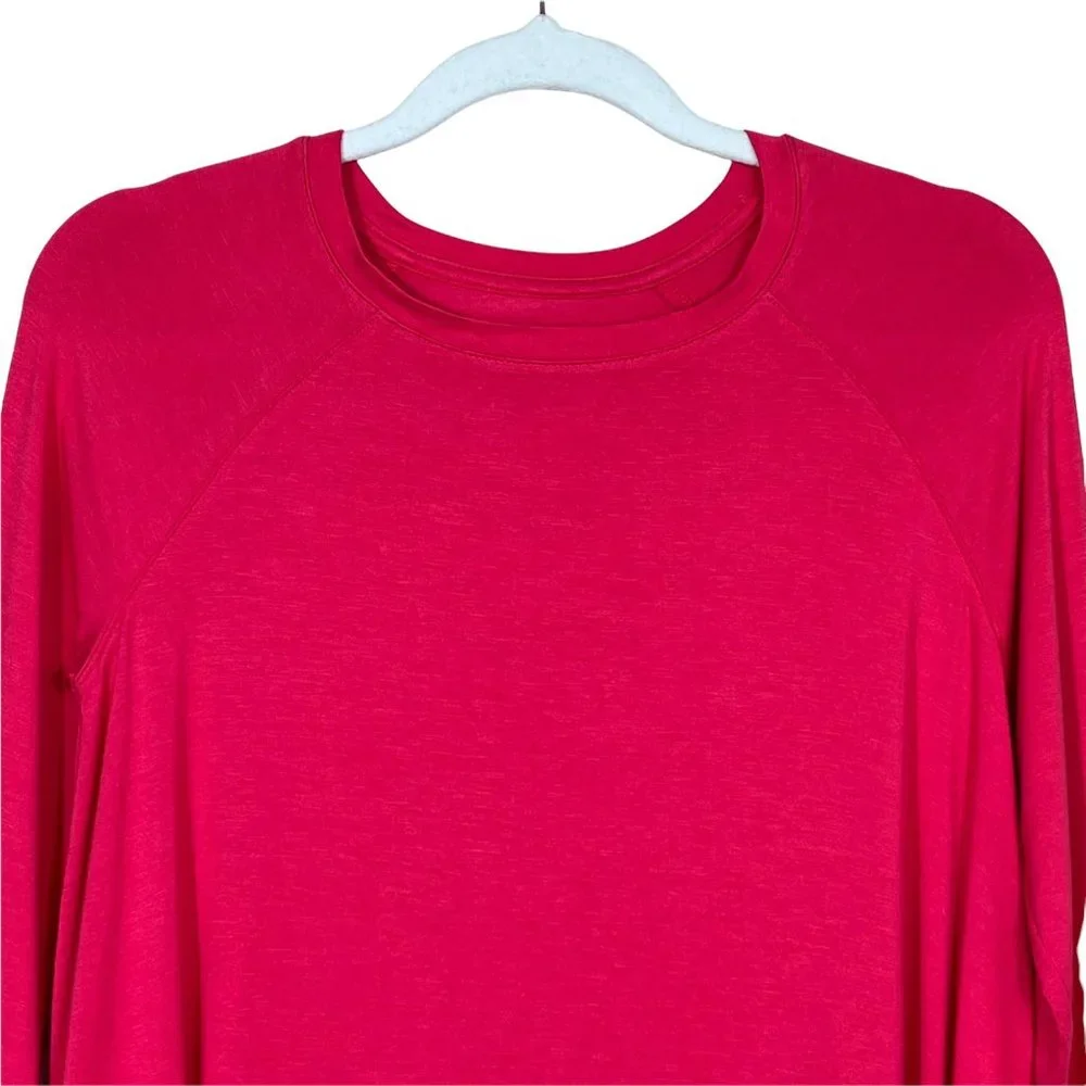 Old Navy A-Line Tunic Top Blurred Red Girl’s‎ Large/10-12